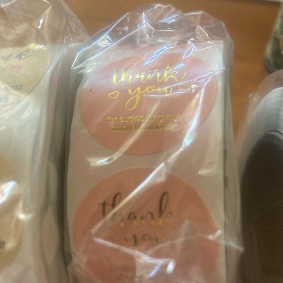 Thank You Sticker’s 500 1” Roll - Picture 7 of 8